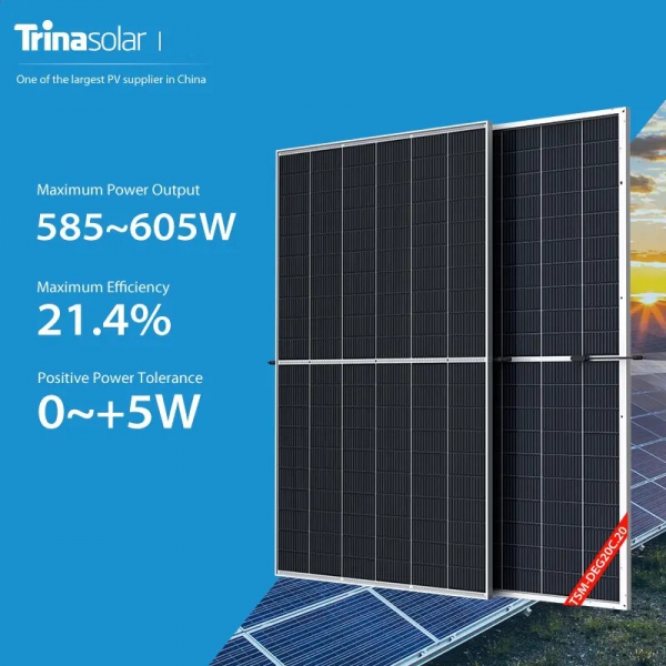 TSM-DEG20C.20 Trina 585-605W bifacial solar panel